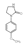 1-(4-甲氧基苯基)四氢-2H-咪唑-2-酮结构式