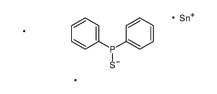 diphenyl(trimethylstannylsulfanyl)phosphane Structure