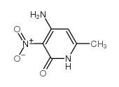 4-氨基-6-甲基-3-硝基吡啶-2(1h)-酮结构式