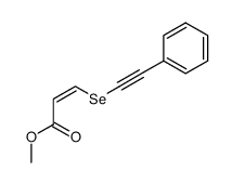Methyl 3-(2-phenylethynylseleno)propenoate Structure