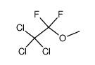 2,2,2-Trichloro-1,1-difluoroethyl methyl ether结构式