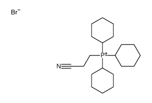 2-cyanoethyl(tricyclohexyl)phosphanium,bromide结构式