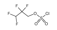chlorosulfuric acid 2,2,3,3-tetrafluoro-propyl ester Structure