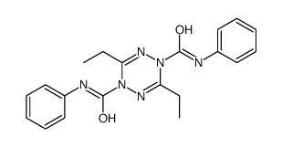 3,6-diethyl-1-N,4-N-diphenyl-1,2,4,5-tetrazine-1,4-dicarboxamide Structure