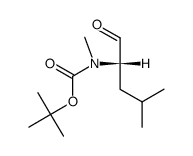 (S)-(1-formyl-3-methyl-butyl)-methyl-carbamic acid tert-butyl ester结构式