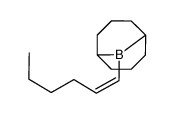 B-trans-1-hexenyl-9-borabicyclo[3.3.1]nonane Structure