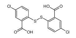 2-[(2-carboxy-4-chlorophenyl)disulfanyl]-5-chlorobenzoic acid结构式