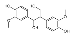 1,2-bis(4-hydroxy-3-methoxyphenyl)propane-1,3-diol Structure