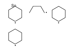 butyltricyclohexylstannane结构式