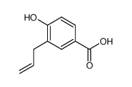 4-hydroxy-3-allyl-benzoic acid结构式