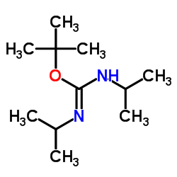 2-叔丁基-1,3-二异丙基异脲结构式