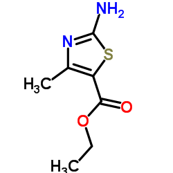 2-氨基-4-甲基噻唑-5-羧酸乙酯结构式