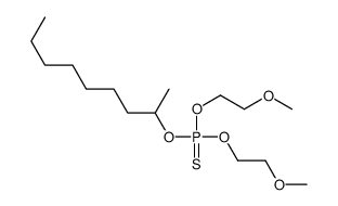 bis(2-methoxyethoxy)-nonan-2-yloxy-sulfanylidene-λ5-phosphane Structure