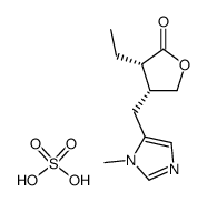 (+)-pilocarpine, sulfate Structure