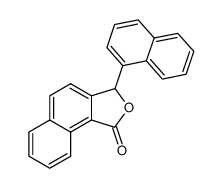 3-[1]naphthyl-3H-naphtho[1,2-c]furan-1-one结构式