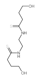 Butanethioamide,N,N'-1,2-ethanediylbis[4-hydroxy-结构式