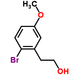 2-(2-Bromo-5-methoxyphenyl)ethanol Structure