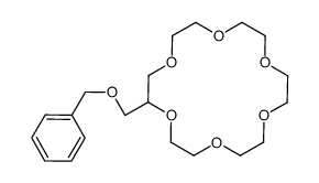2-(phenylmethoxymethyl)-1,4,7,10,13,16-hexaoxacyclooctadecane结构式