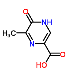 4,5-Dihydro-6-methyl-5-oxo-2-pyrazinecarboxylic acid Structure
