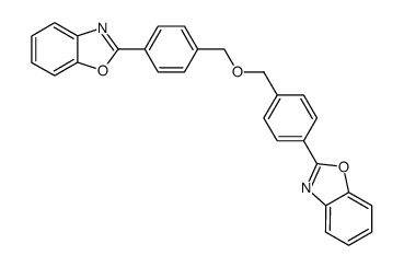 4,4'-di(2-benzoxazolyl)dibenzyl ether结构式