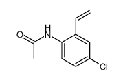 N-(4-Chloro-2-vinyl-phenyl)-acetamide Structure