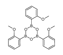 tris(2-methoxyphenyl)-1,3,5,2,4,6-trioxatriborinane结构式