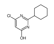6-chloro-2-cyclohexyl-1H-pyrimidin-4-one Structure
