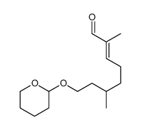 2,6-dimethyl-8-(oxan-2-yloxy)oct-2-enal Structure
