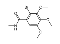 2-bromo-3,4,5-trimethoxy-N-methylbenzamide结构式