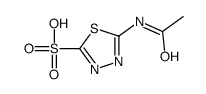 2-(Acetylamino)-5-sulfo-1,3,4-thiadiazole Structure