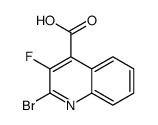2-bromo-3-fluoroquinoline-4-carboxylic acid Structure