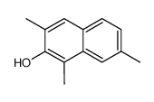 2-Hydroxy-1.3.7-trimethyl-naphthalin结构式
