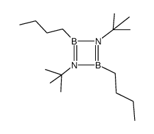2,4-Dibutyl-1,3-di-tert-butyl-1,3,2,4-diazadiboretidin Structure