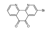 3-bromo-1,10-phenanthroline-5,6-dione结构式