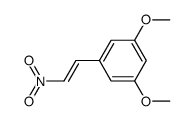 Benzene, 1,3-dimethoxy-5-(2-nitroethenyl)-, (E)- structure