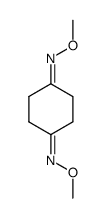 (Z,Z)-1,4-Cyclohexandion-bis(O-methyloxim)结构式