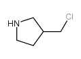 3-(氯甲基)吡咯烷结构式