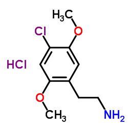 2C-C hydrochloride结构式