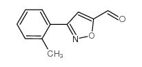 3-邻甲苯-异噁唑-5-甲醛结构式