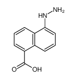 5-HYDRAZINO-NAPHTHALENE-1-CARBOXYLIC ACID Structure
