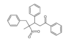 4-methyl-4-nitro-1,3,5-triphenylpentan-1-one结构式
