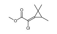 methyl 2-chloro-2-(2,2,3-trimethylcyclopropylidene)acetate Structure