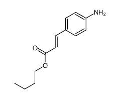 butyl 3-(4-aminophenyl)prop-2-enoate结构式