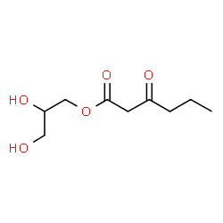 3-oxohexanoic acid glyceride Structure