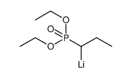 Lithium, [1-(diethoxyphosphinyl)propyl]结构式