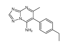 6-(4-ethylphenyl)-5-methyl-[1,2,4]triazolo[1,5-a]pyrimidin-7-amine Structure