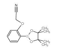 2-氰基甲氧基苯硼酸频那醇酯结构式