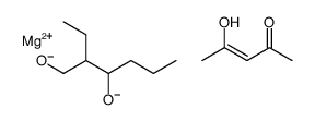 hydrogen [2-ethylhexane-1,3-diolato(2-)-O,O'](pentane-2,4-dionato-O,O')magnesate(1-)结构式