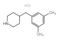piperidine, 4-[(3,5-dimethylphenyl)methyl]-, hydrochloride结构式