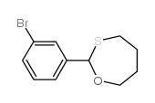 2-(3-bromophenyl)-1,3-oxathiepane Structure